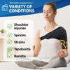 Image of ORTONYX Shoulder Stability Brace Compression Sleeve for Rotator Cuff Support, Injury Prevention, Dislocated AC Joint, Labrum Tear, Frozen Shoulder Pain, Sprain, Soreness, Bursitis / ACKB743