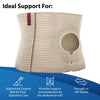 Image of ORTONYX Abdominal Ostomy Belt for Post-Operative Care After Colostomy ileostomy Surgery, Adjustable Stomy Bag Hole
