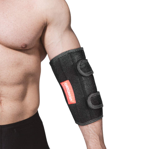 Image of Elbow Support Brace Immobilizer Splint for Man and Women Tennis and Gorfers Elbow, Tendonitis, Bursitis