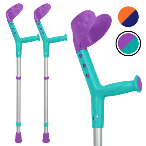 Image of Tiki Kids Walking Forearm Crutches with Adjustable Arm Support
