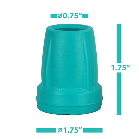 Image of Crutch Tips (1 Pair)  Green