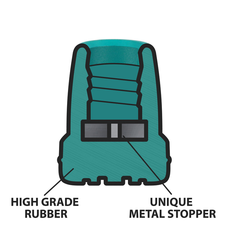 Crutch Tips (1 Pair)  Green