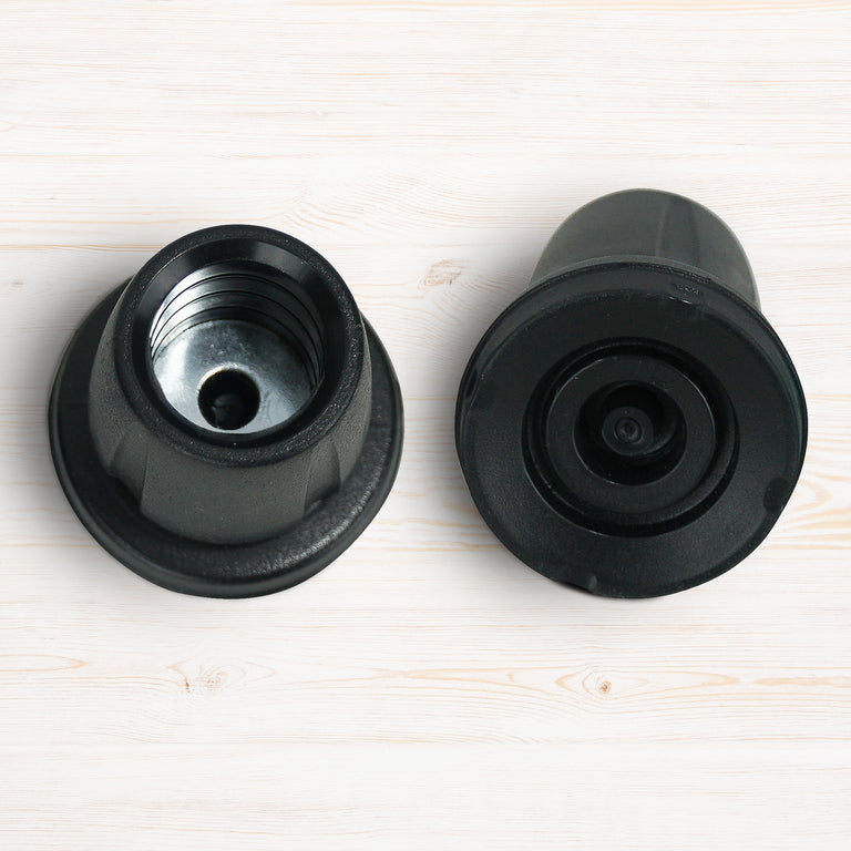Crutch Tips (1 Pair)  Black