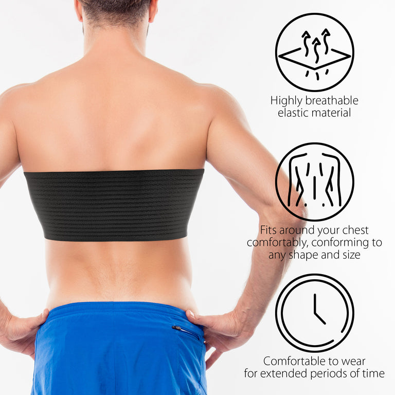 6.25 Inch Rib and Chest Support Brace / ACOX5256-BK