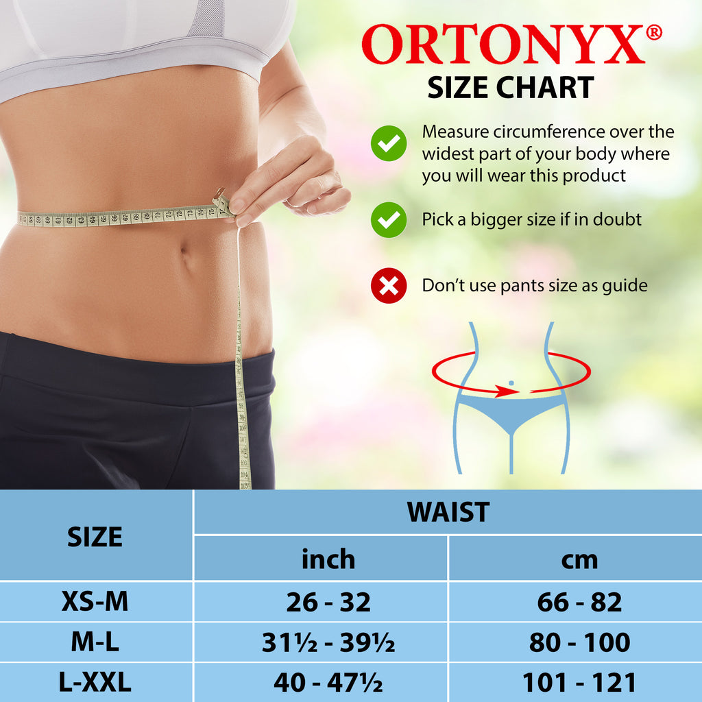ORTONYX Back Brace for Lower Back Pain, Back Support Belt for Women & Men, Breathable Lower Back Brace with Lumbar Pad, Lower Back Pain Relief for Herniated Disc, Scoliosis, Sciatica