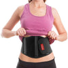 Image of Ergonomic Umbilical Navel Hernia Belt / Abdominal Support Brace - Black