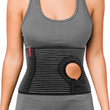 ORTONYX Abdominal Ostomy Belt for Post-Operative Care After Colostomy ileostomy Surgery, Adjustable Stomy Bag Hole