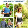 Image of ORTONYX Adjustable Lumbar Support Brace with Removable Metal Stays and Extra Compression Pad - Breathable Back Support Belt for Pain Relief, Posture Correction and Lower Back Stability - Hypoallergenic, Ergonomic Design for Men and Women