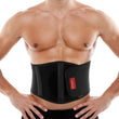 Ergonomic Umbilical Navel Hernia Belt / Abdominal Support Brace - Black