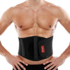 Image of Ergonomic Umbilical Navel Hernia Belt / Abdominal Support Brace - Black