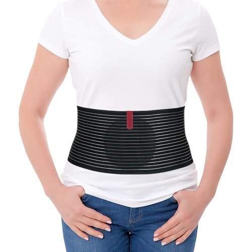 Umbilical Hernia Belt for Men and Women - Abdominal Support Binder