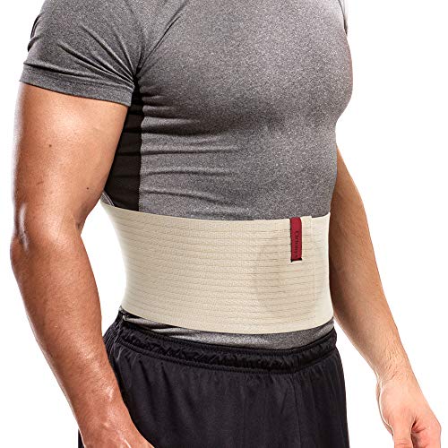 Premium Umbilical Hernia Belt for Men and Women - Abdominal Support Binder - Beige