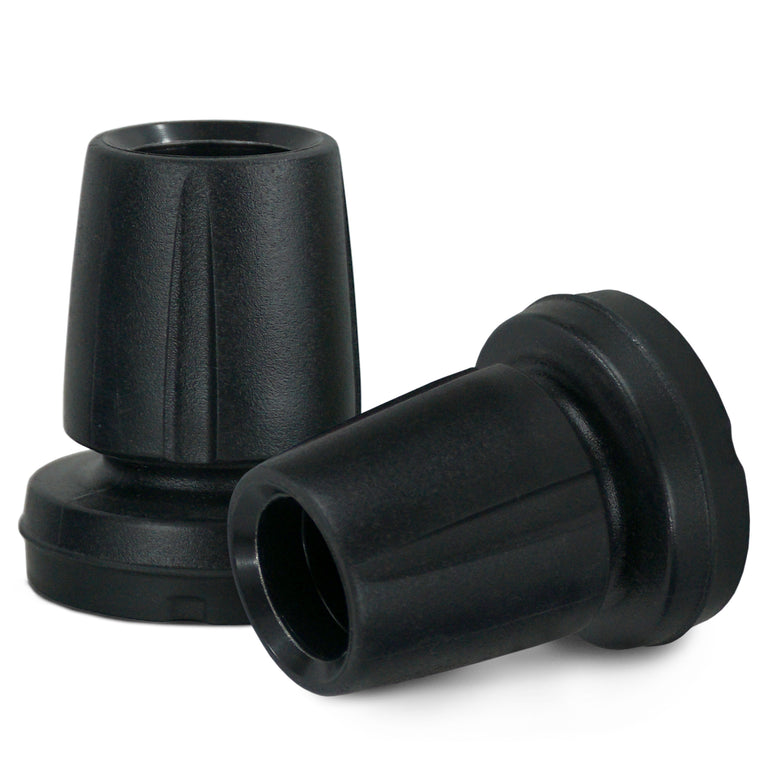 Crutch Tips (1 Pair)  Black