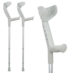Progress-I Adult Walking Forearm Crutches with Adjustable Arm Support