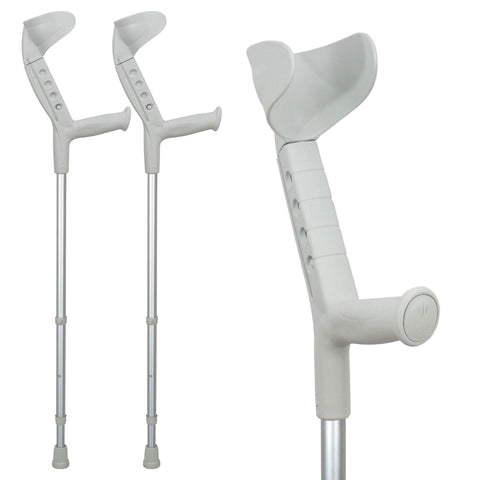 Image of Progress-I Adult Walking Forearm Crutches with Adjustable Arm Support