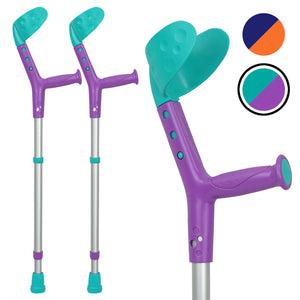 Tiki Kids Walking Forearm Crutches with Adjustable Arm Support