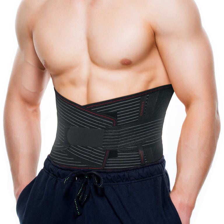 Lumbar Support Belt Lumbosacral Back Brace – Ergonomic Design and Breathable Material / ACKB724-BK