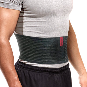 Premium Umbilical Hernia Belt for Men and Women - Abdominal Support Binder - Black