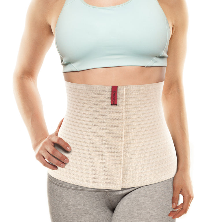 10.25 Inch Abdominal Binder for Men and Women - Beige