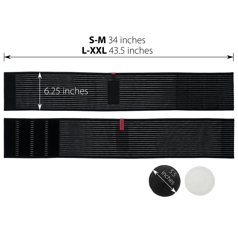 Umbilical Hernia Belt for Men and Women - Abdominal Support Binder