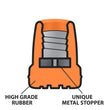 Crutch Tips (1 Pair) - Orange