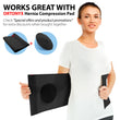 10.25 Inch Abdominal Binder for Men and Women - Black