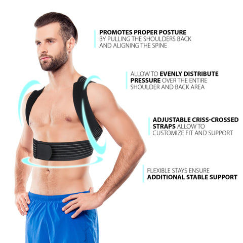 Image of Posture Corrector Clavicle Support Brace