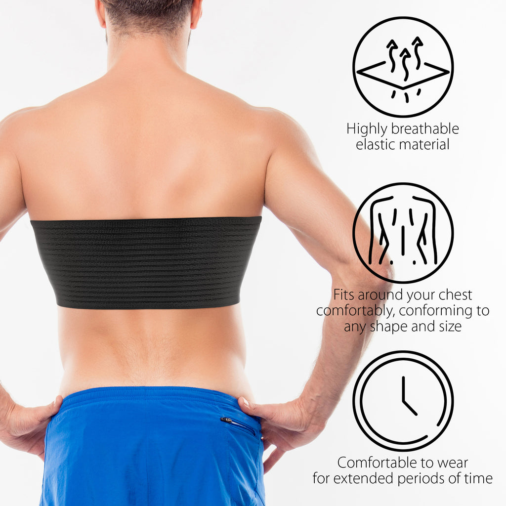 LORDGRACE Adjustable Breast Support Band for Sports and Post-Op Recovery |  Reduce Vertical and Lateral Movements | Adjustable Design | Breathable and