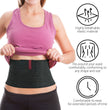 6.25 Inch Abdominal Binder for Men and Women - Black