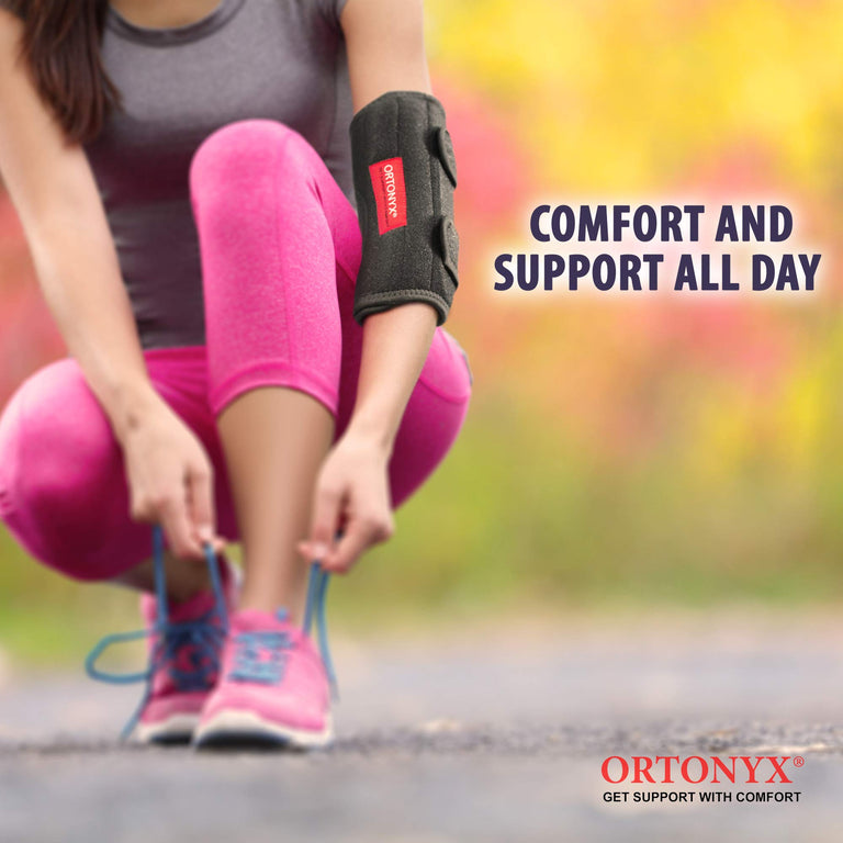 Elbow Support Brace Immobilizer Splint for Man and Women Tennis and Gorfers Elbow, Tendonitis, Bursitis