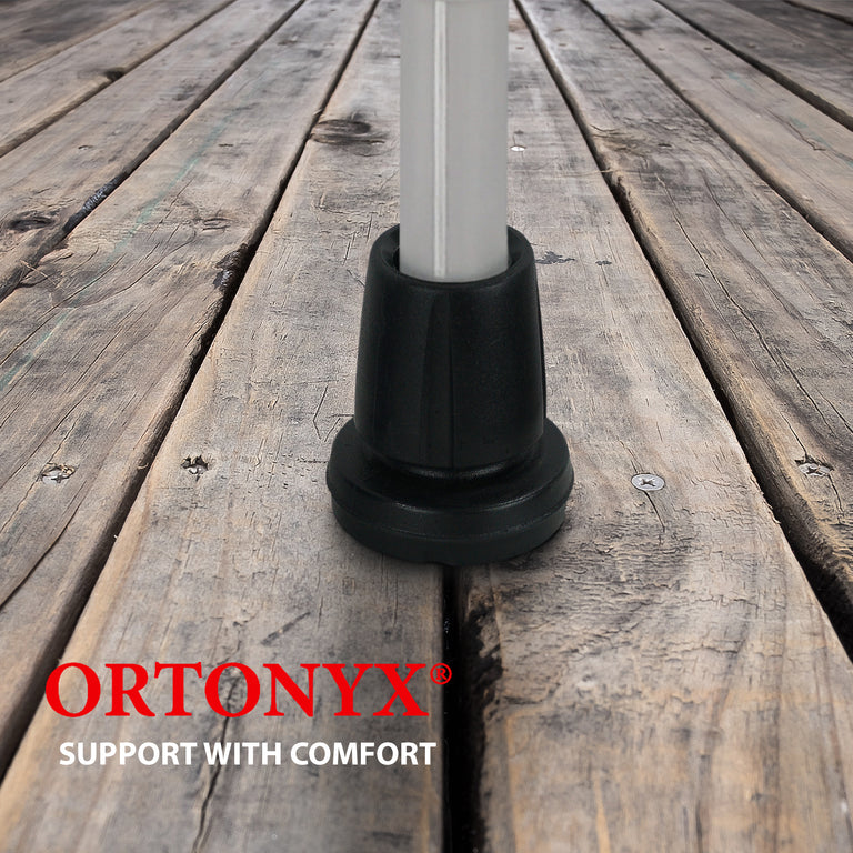 Crutch Tips (1 Pair)  Black