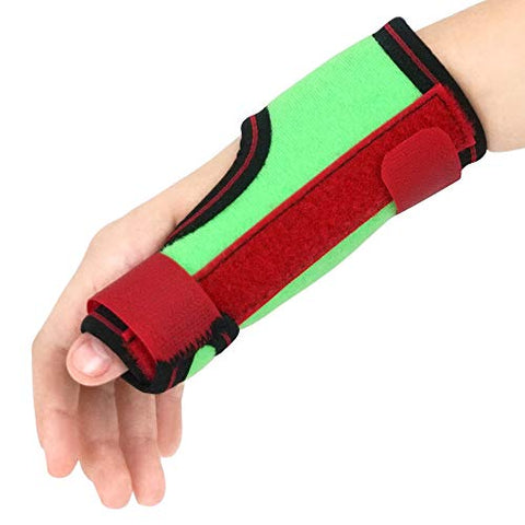 Image of Kids Thumb Immobilizer Brace Thumb Spica Support Splint- Pain, Sprains, Strains, Carpal Tunnel & Trigger Thumb Stabilizer - Wrist Strap