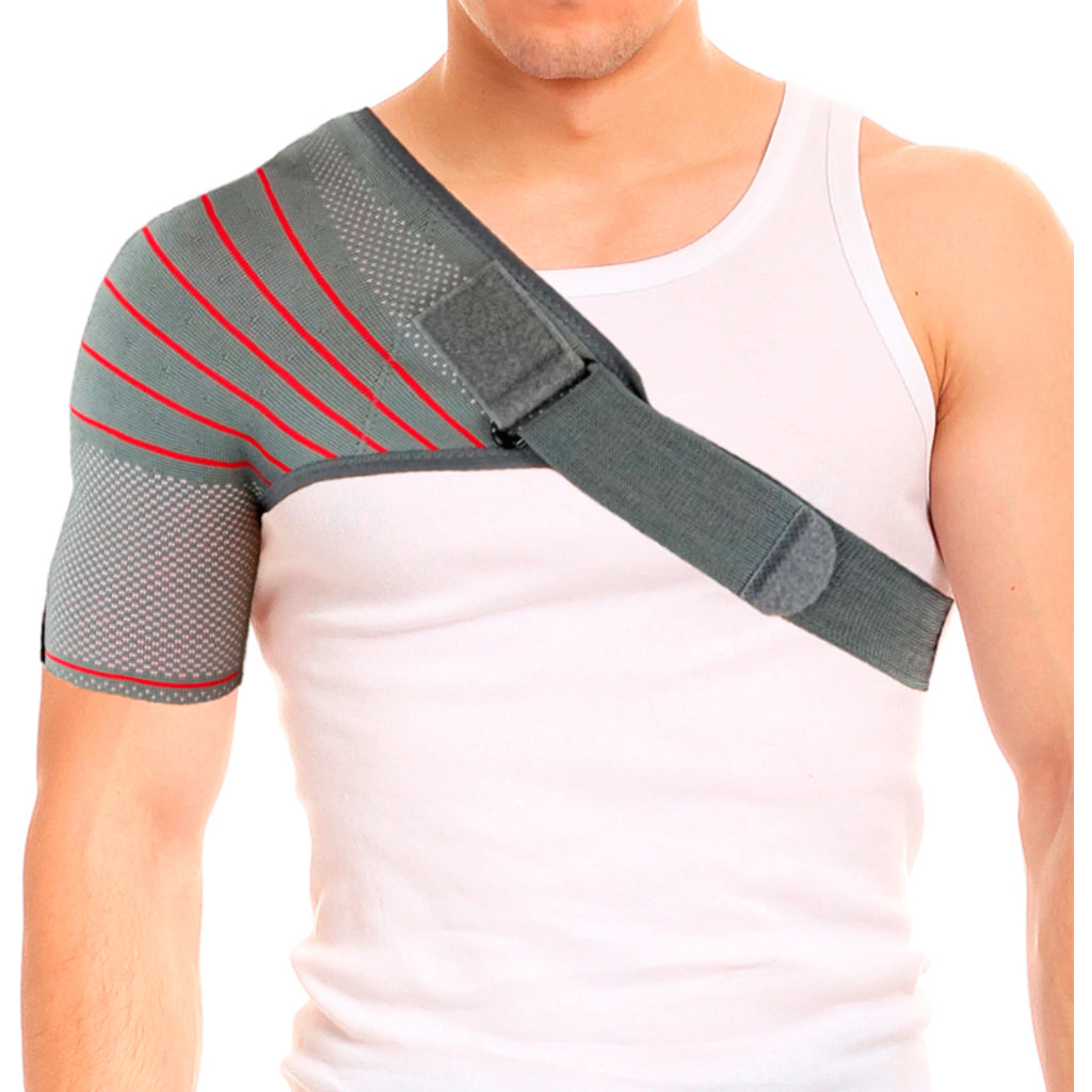 Reathable Shoulder Support Belt Adjustable Shoulder Compression Sleeve  Sports Recovery – the best products in the Joom Geek online store