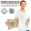 Image of Premium Umbilical Hernia Belt for Men and Women / 10.25" Abdominal Binder With Hernia Support Pad - Navel Ventral Epigastric Incisional and Belly Button Hernias - Beige OX5241-10