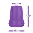 ORTONYX Crutch Tips (1 Pair) - Purple