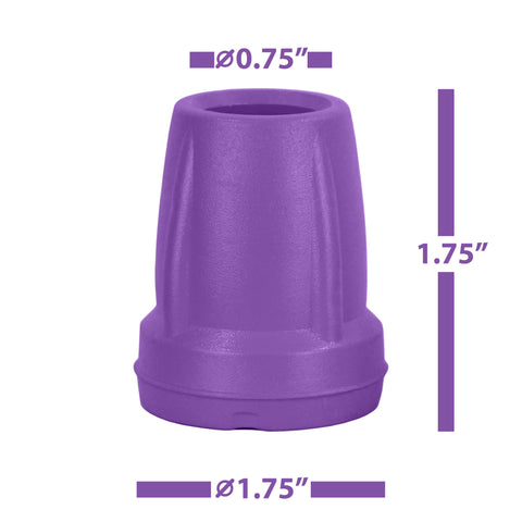 Image of ORTONYX Crutch Tips (1 Pair) - Purple