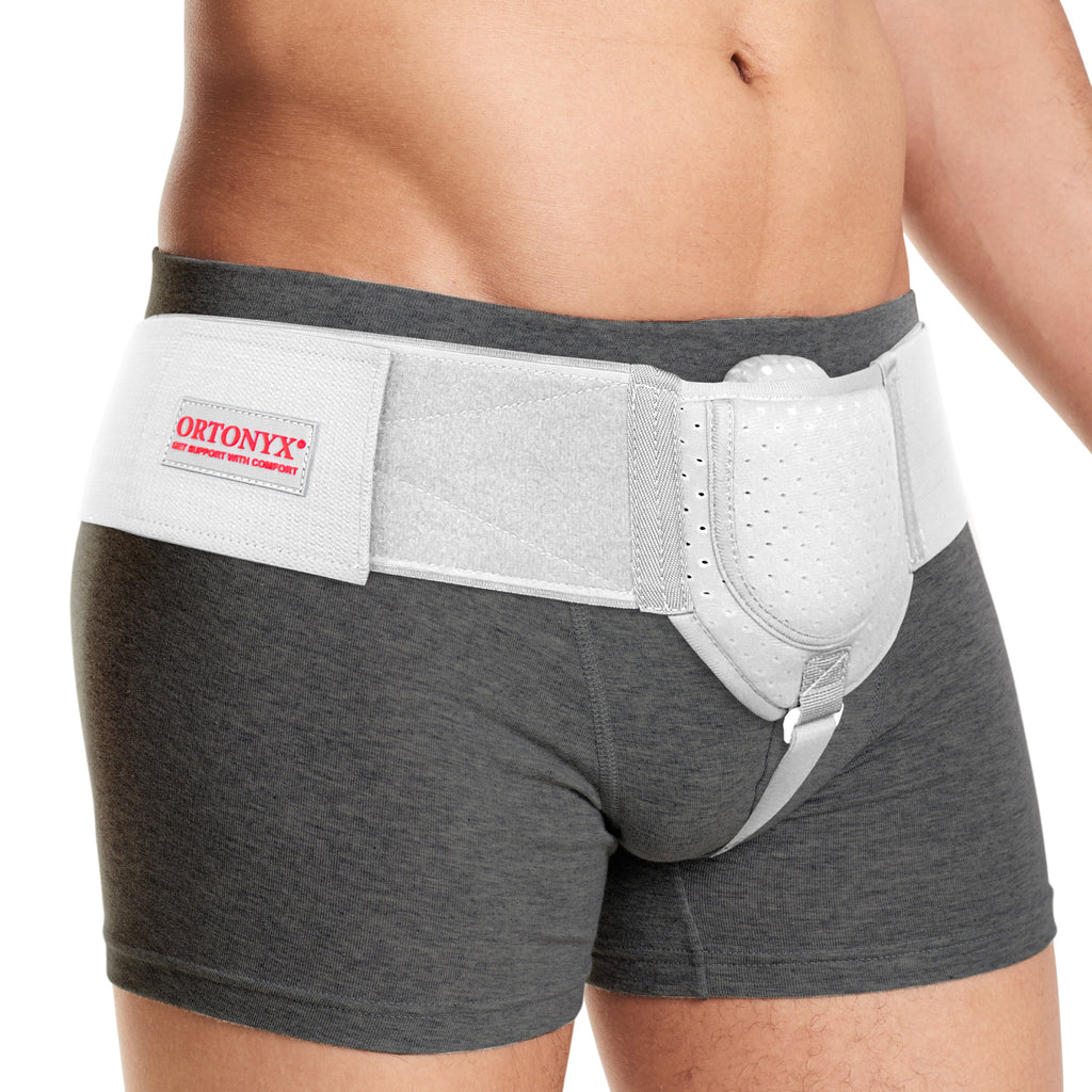 Hernia Guard /inguinal Hernia Belt For Men /left Or Right Side /post  Surgery Inguinal Hernia Support Truss White