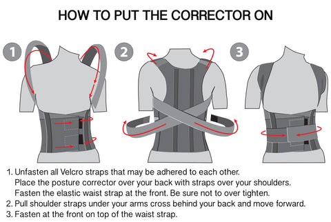 Image of Comfort Posture Corrector Clavicle and Shoulder Support Back Brace for Men and Women