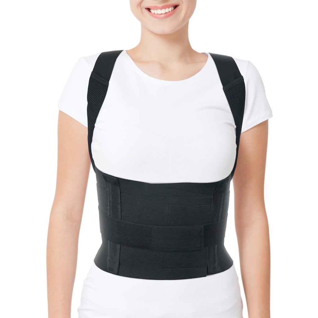 Unisex Posture Corrective Girdle Cervical Back Support Belts Posture  Corrector Corset Upright Posture Waist Trainer for Backache (Color : White,  Size : XXX-Large) : : Health & Personal Care