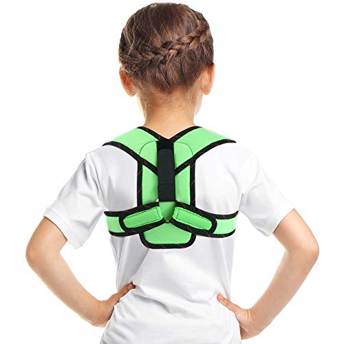 Kids Clavicle Support Posture Corrector Brace / ACJB2407-GRN