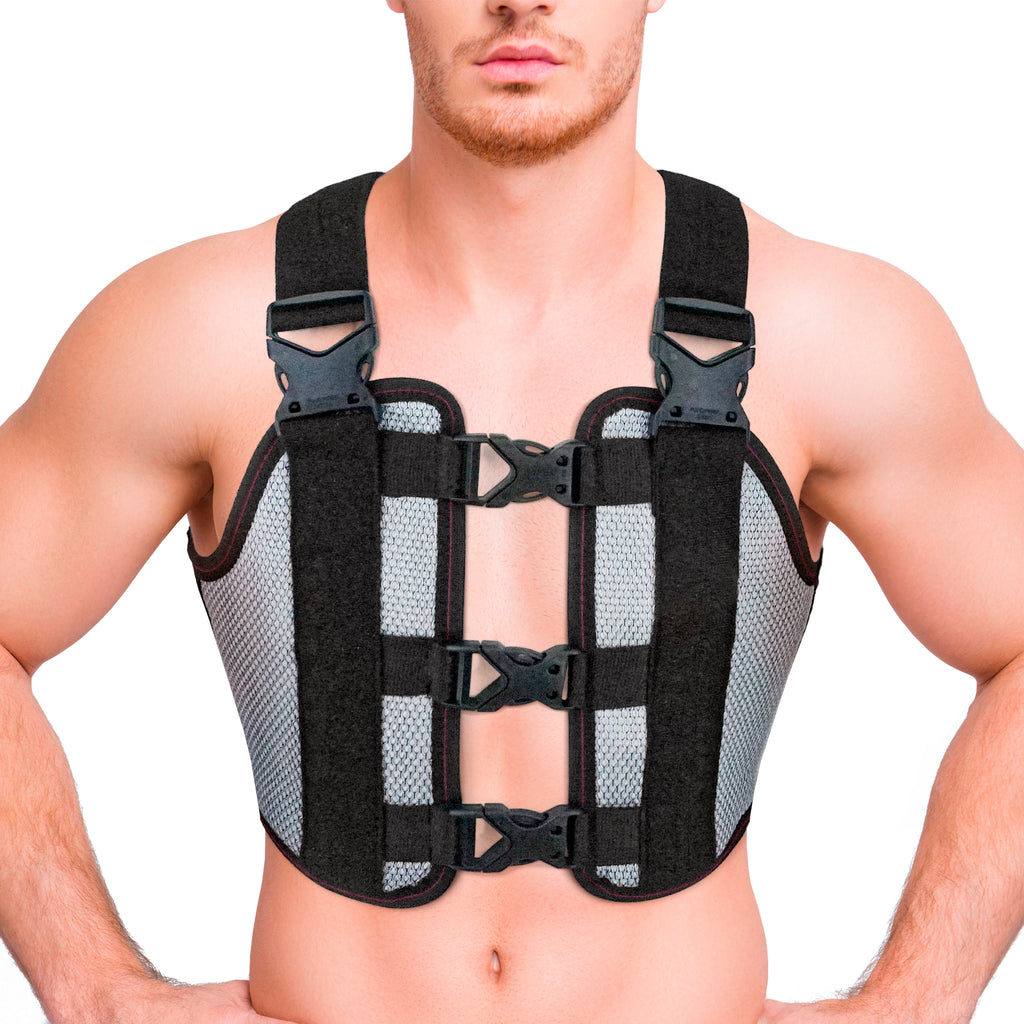 ORTONYX Sternum and Thorax Support Chest Brace Post Open Heart Surgery  Rehabilitation, Broken, Cracked, Fractured, Dislocated Ribs Compression Aid  /